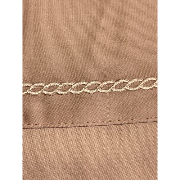 Room & Retreat NWT Egyptian Cotton Pillowcase Pair King Embroidered Pale Rose - Picture 5 of 5